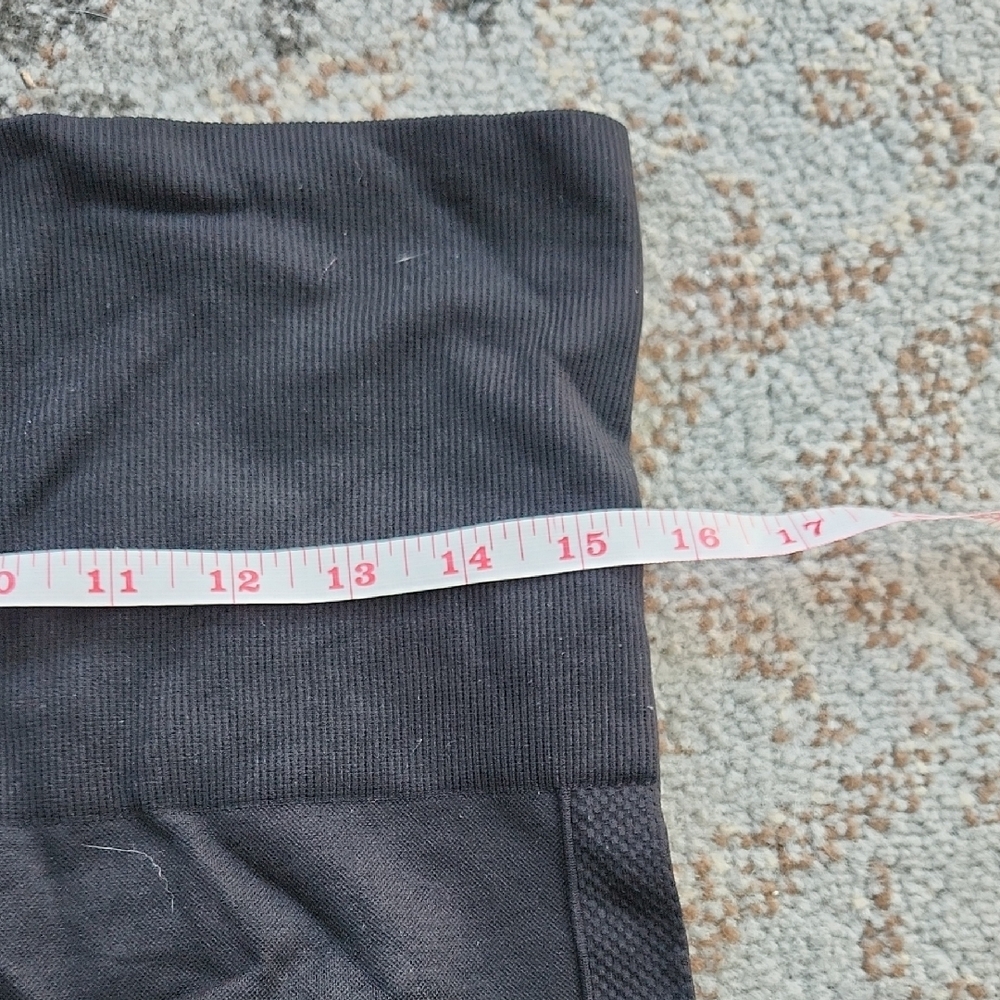 Homma High Waist Bike Shorts Shapewear Black XL - Picture 4 of 5